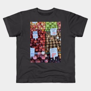 Fresh Fruit, Pike Place Farmers Market Kids T-Shirt